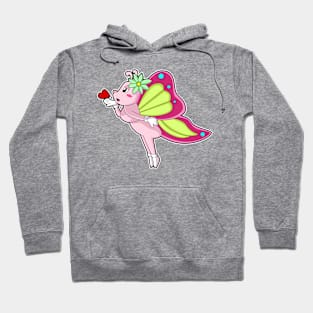 Butterfly Blossom Heart Hoodie